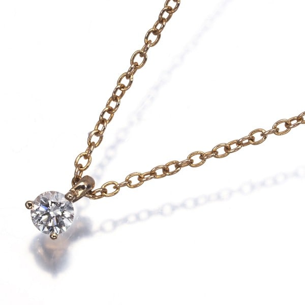 Ponte Vecchio Necklace Diamond 0.10Ct Solitaire 18K 750 Rose Gold: Ponte Vecchio Necklace Diamond 0.10Ct Solitaire 18K 750 Rose Gold The 0.10ct diamond solitaire necklace in 18k rose gold is a delicate and elegant piece. This necklace features a natural diamond set i
