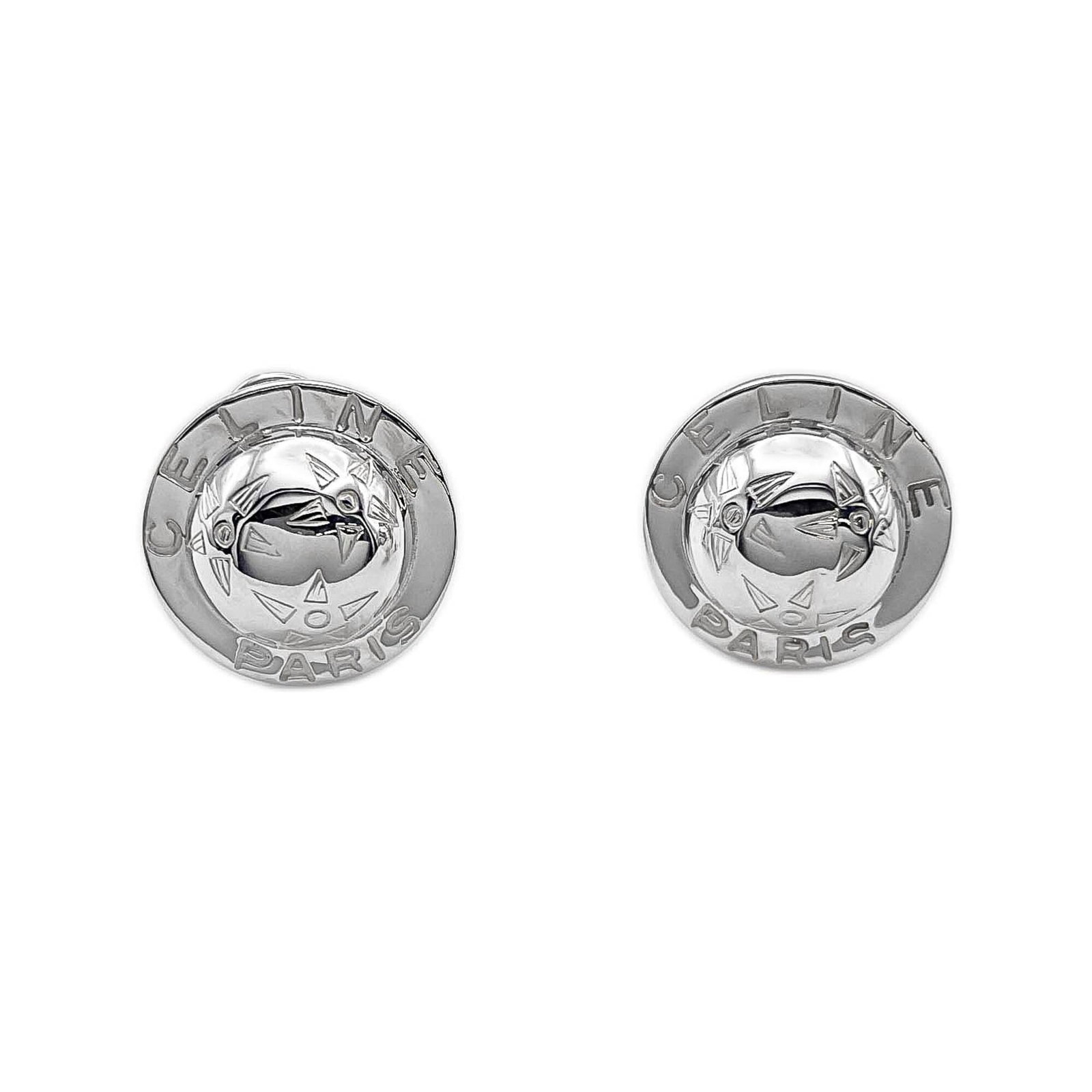 CELINE Clip Earrings Silver 925: CELINE Clip Earrings Silver 925 Silver 925 Clip Earrings from Celine, featuring a sleek and modern design that adds a touch of sophistication to any outfit. Made from high-quality silver, these clip