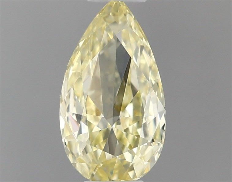 GIA Pear 0.42ct Fancy Yellow VVS2 - Loose Natural Diamond: GIA Pear 0.42ct Fancy Yellow VVS2 - Loose Natural Diamond 0.42ct Fancy Yellow VVS2 - Loose Natural Diamond. This GIA-certified, Fancy Yellow diamond boasts exceptional clarity and a vibrant yellow