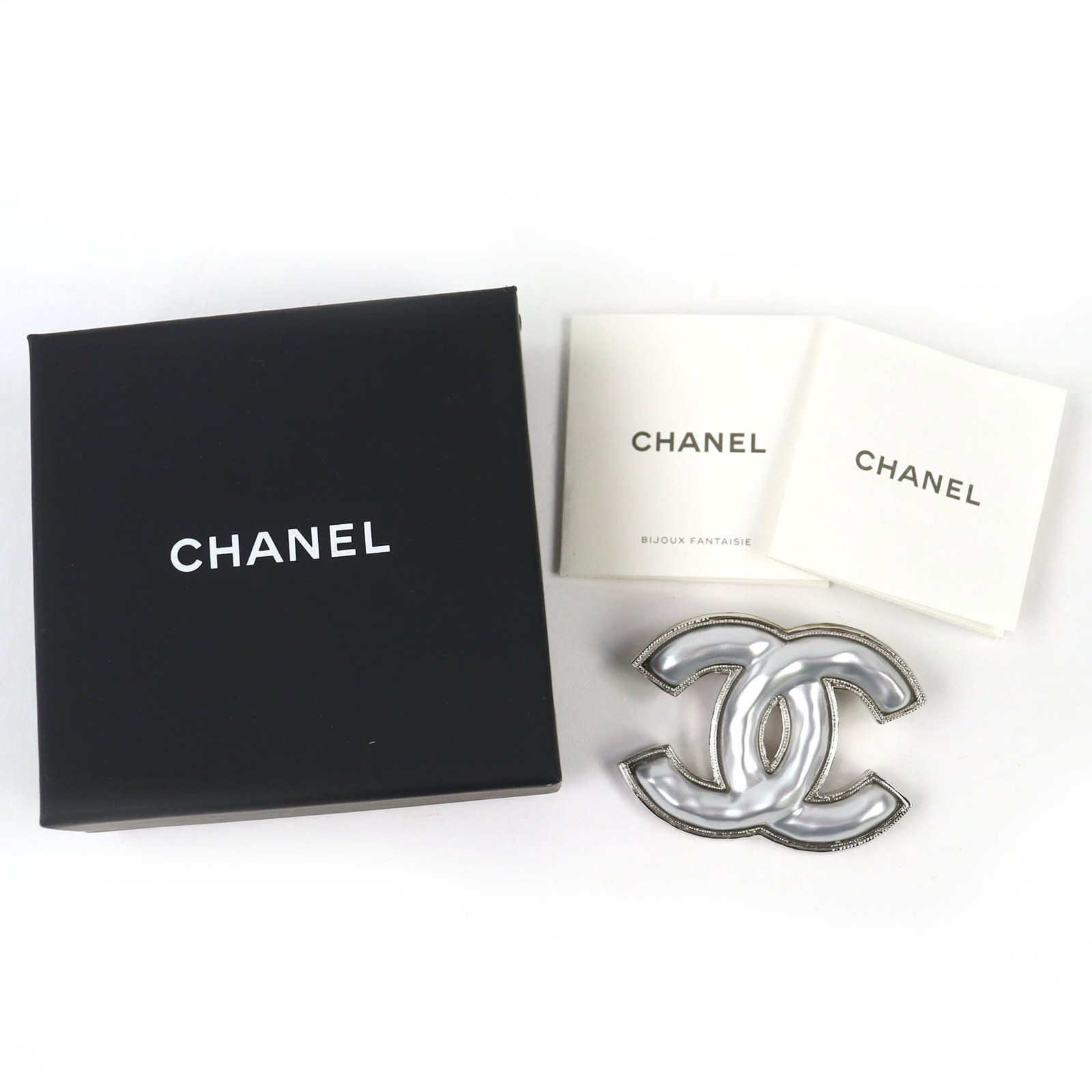 CHANEL Brooch Silver - 2