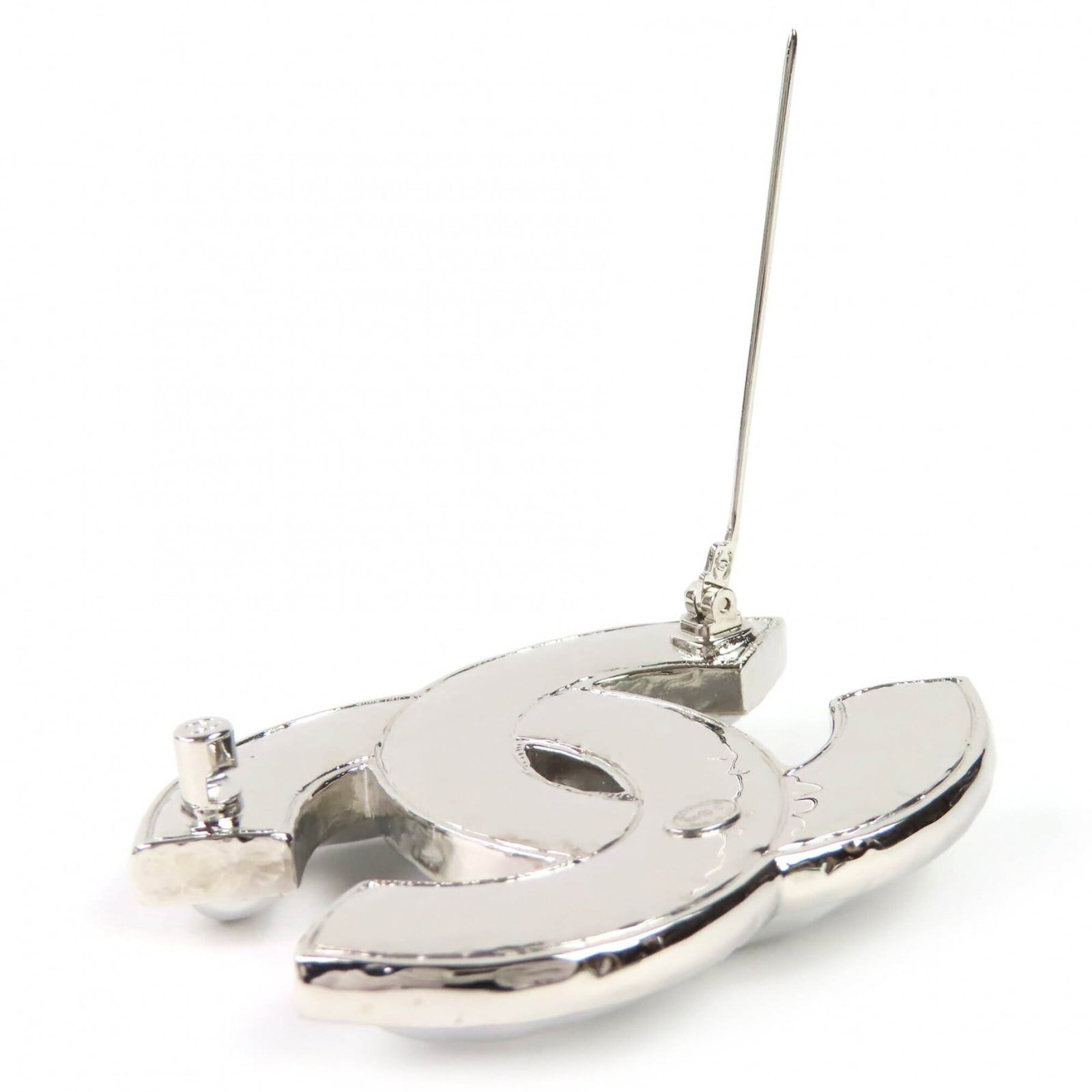 CHANEL Brooch Silver - 5