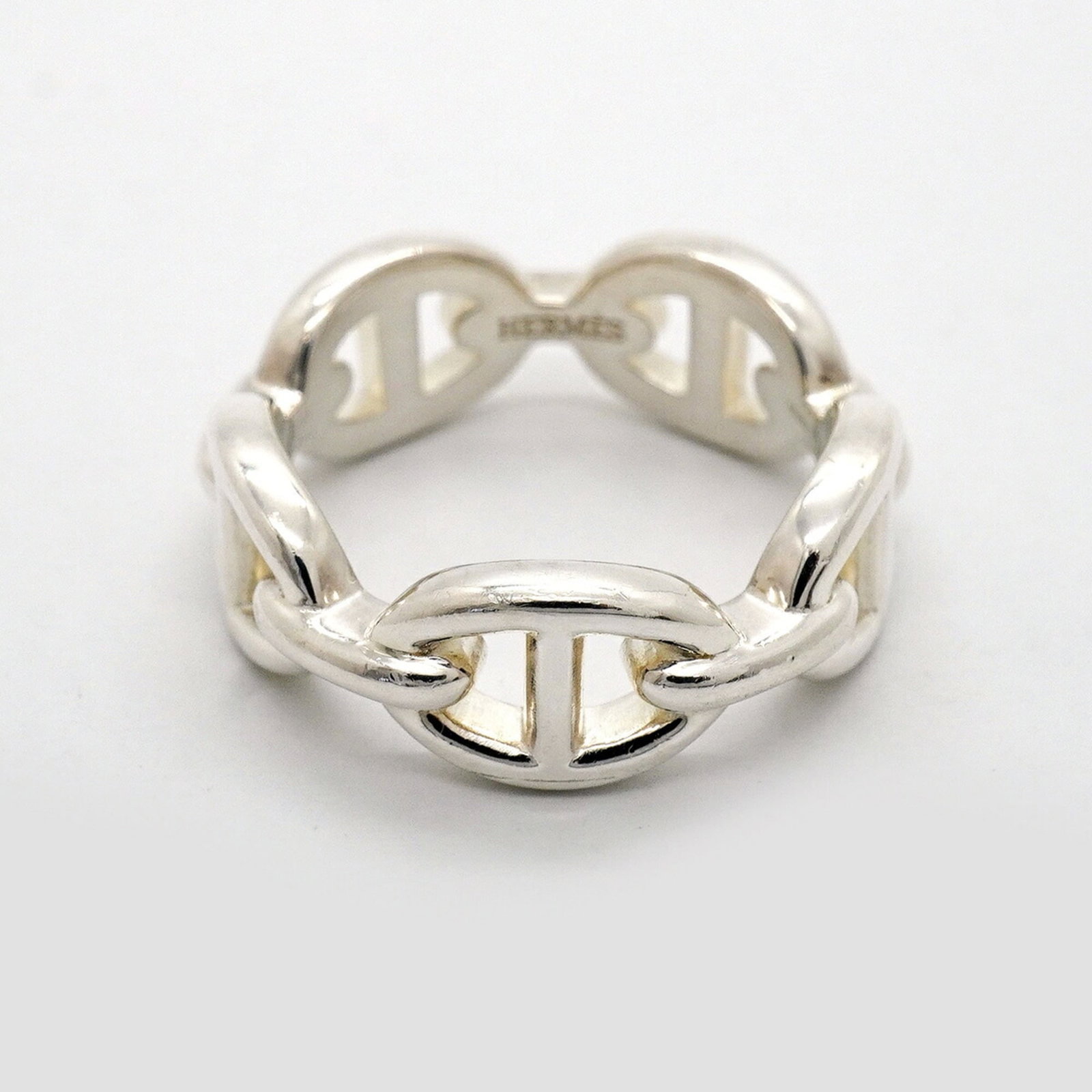 HERMES Band Ring Silver 925 - 3