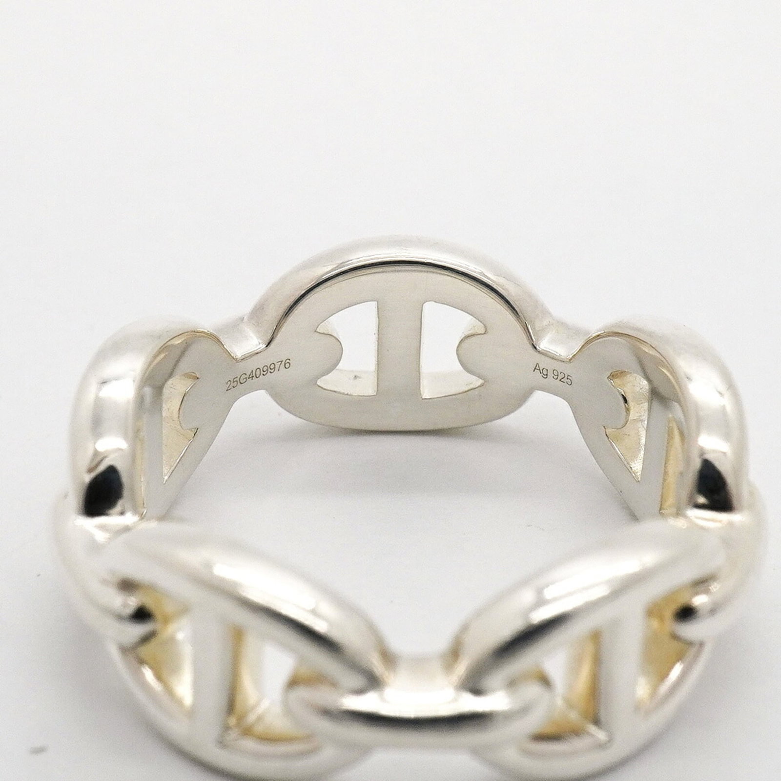 HERMES Band Ring Silver 925 - 6