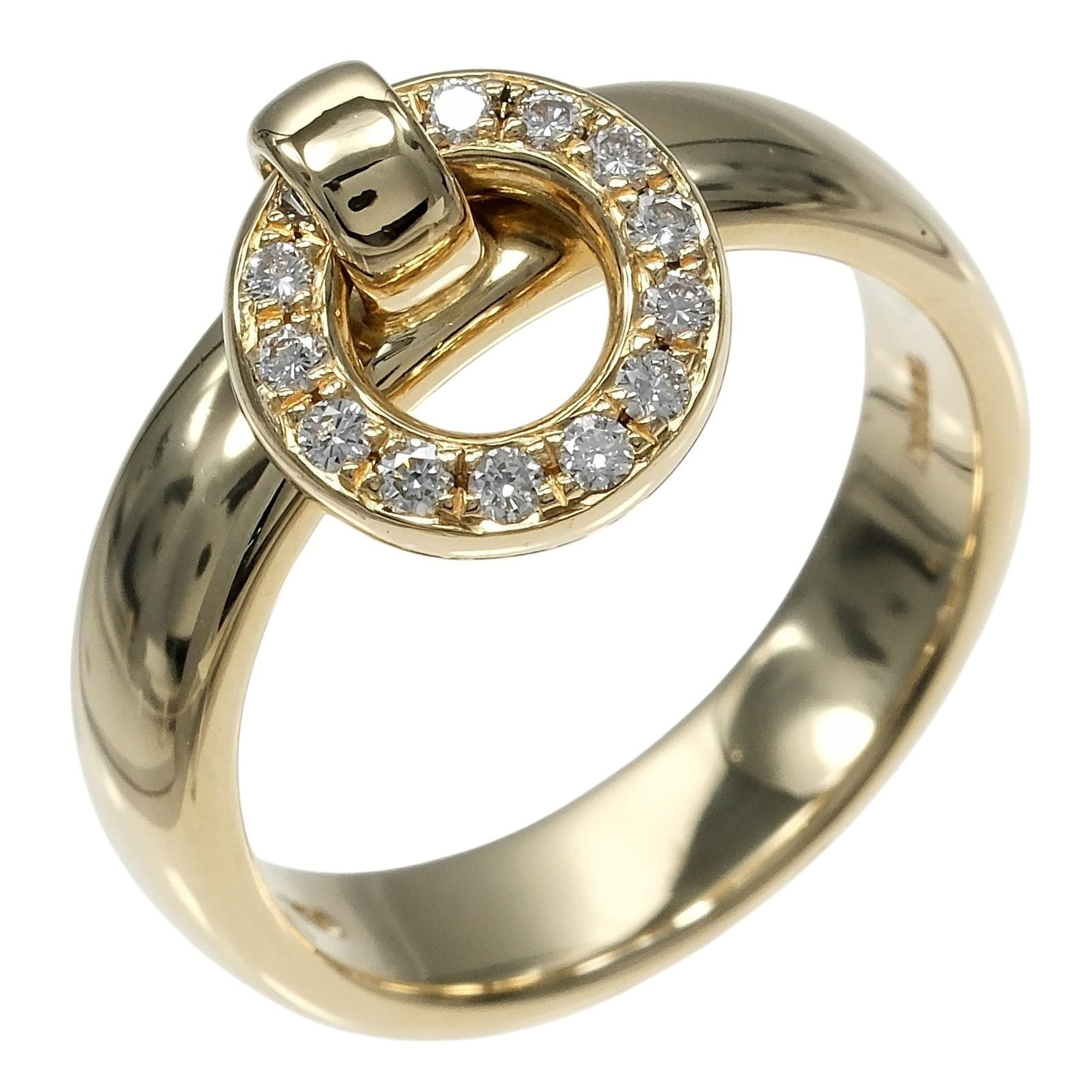 TIFFANY Band Ring Yellow Gold (18K): TIFFANY Band Ring Yellow Gold (18K) Yellow gold (18K) band ring from Tiffany, a classic design with a subtle elegance. The item is gently used with minor signs of wear, including small scratches or li