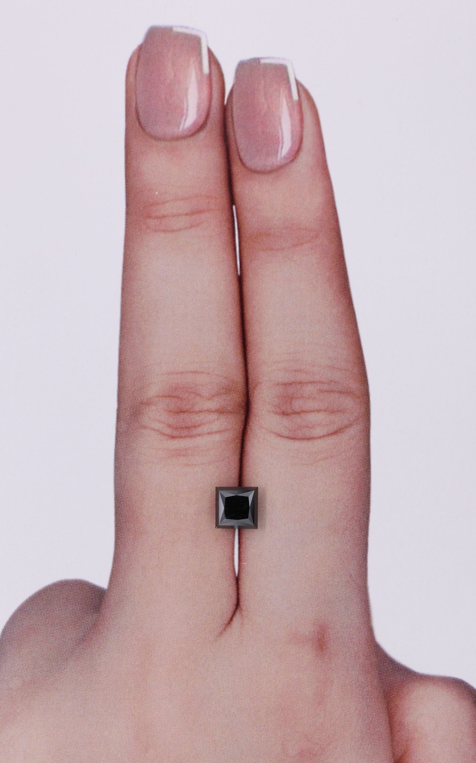 GIA Princess 0.94ct Fancy Black VVS2 - Loose Natural Diamond: GIA Princess 0.94ct Fancy Black VVS2 - Loose Natural Diamond 0.94ct Fancy Black VVS2 - A rare and exceptional natural diamond, certified by the Gemological Institute of America (GIA) as Fancy Black, w