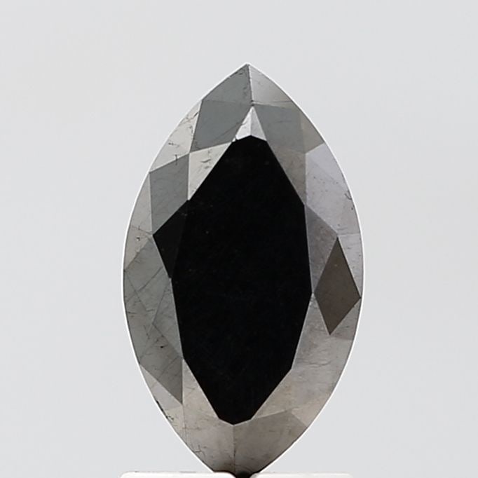 Marquise 2.1ct Black VVS2 - Loose Natural Diamond: Marquise 2.1ct Black VVS2 - Loose Natural Diamond 2.1ct Black VVS2 - Loose Natural Diamond with EX Symmetry and EX Polish. This marquise-cut diamond boasts a rare black color and exceptional clarity,