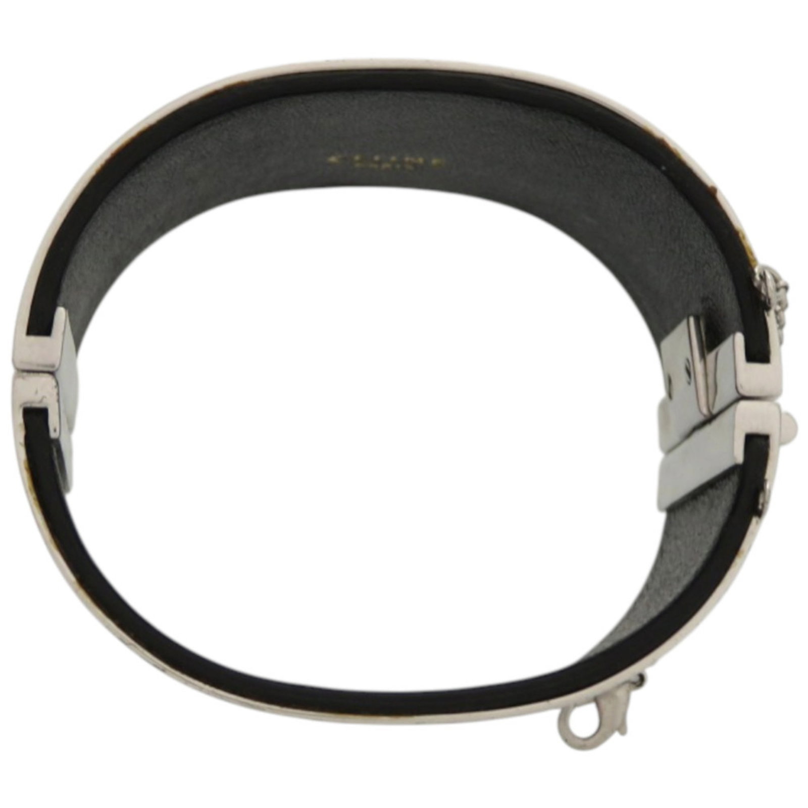 CELINE Bangle Leather Metal - 3