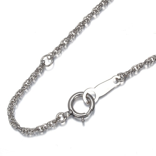 Screw Chain Necklace 40Cm 850 Platinum: Screw Chain Necklace 40Cm 850 Platinum Screw Chain Necklace in 850 Platinum: A sleek and modern design, this necklace features a chain made from 850 platinum metal, measuring 36-40cm in length. The