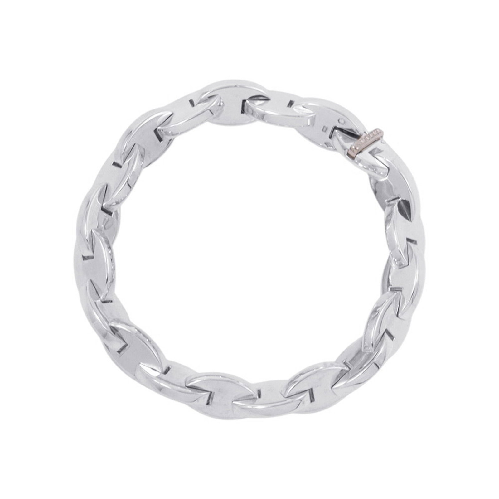 HERMES Charm Bracelet Silver 925: HERMES Charm Bracelet Silver 925 Silver 925 Charm Bracelet from Hermes, featuring a sleek and modern design, measures 15.5cm in length, and boasts a silver finish. The bracelet is in like new conditio