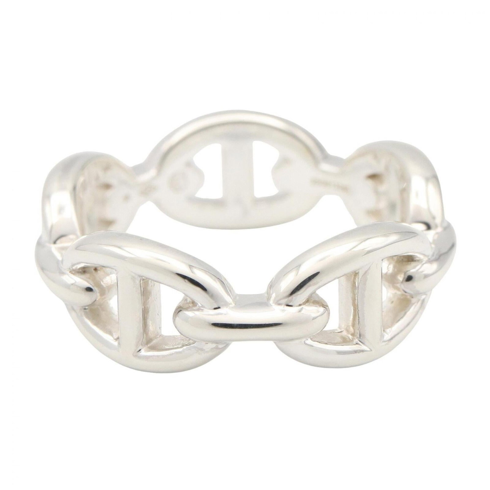 HERMES Band Ring Silver 925 - 3