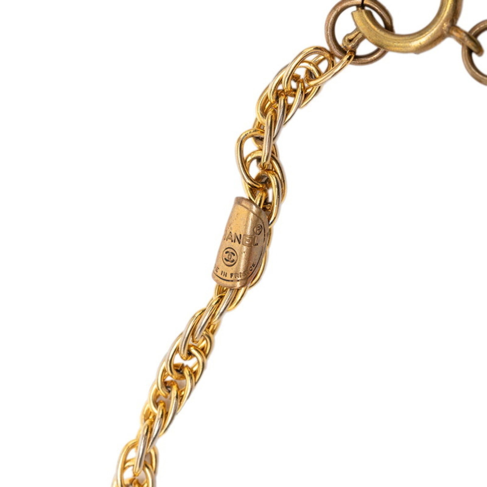 CHANEL Rhinestone Gold - 5