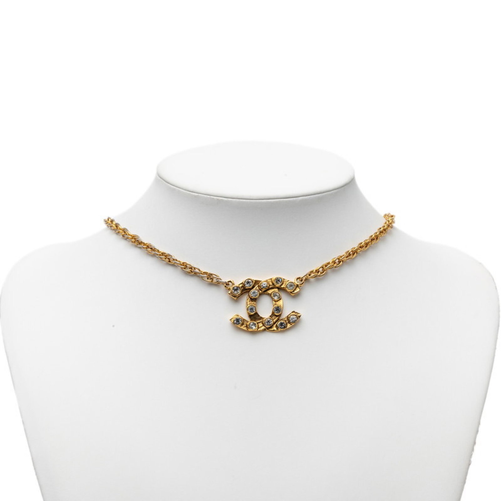 CHANEL Rhinestone Gold - 6