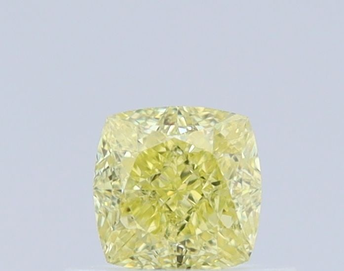 GIA Cushion Modified 0.53ct Fancy Intense Yellow VVS1 - Loose Natural Diamond: GIA Cushion Modified 0.53ct Fancy Intense Yellow VVS1 - Loose Natural Diamond GIA certified, this 0.53ct Fancy Intense Yellow VVS1 diamond boasts exceptional clarity and color, with a vibrant, sunny
