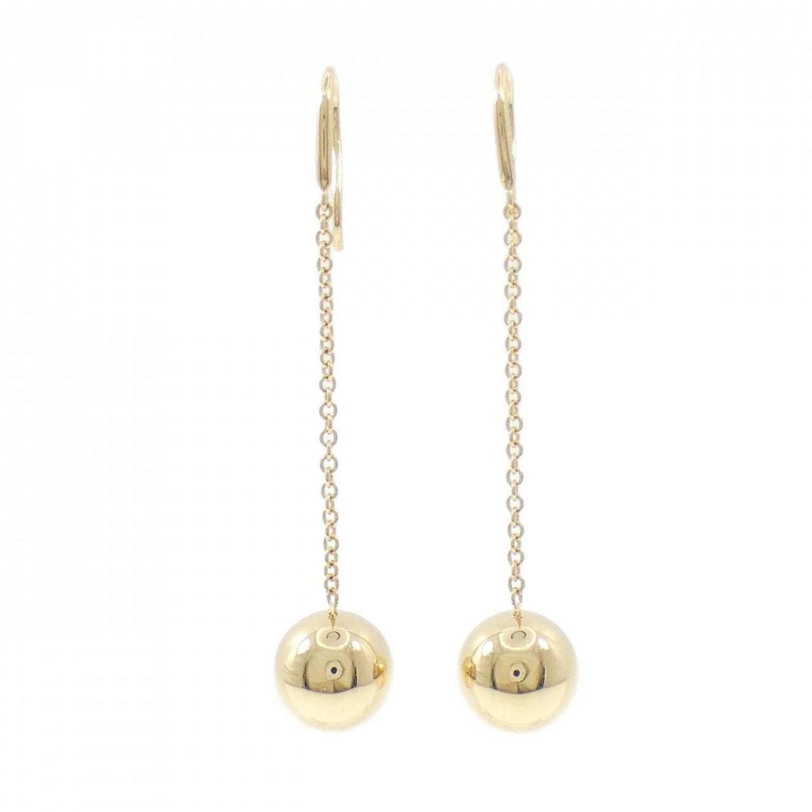 TIFFANY Drop Earrings Yellow Gold (18K): TIFFANY Drop Earrings Yellow Gold (18K) Yellow gold (18K) drop earrings from Tiffany, featuring a sleek and sophisticated design. Made from high-quality 18K yellow gold, these earrings boast a