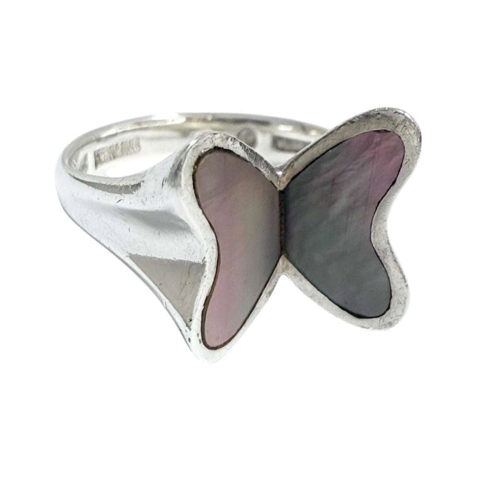 TIFFANY Band Ring Shell Silver 925