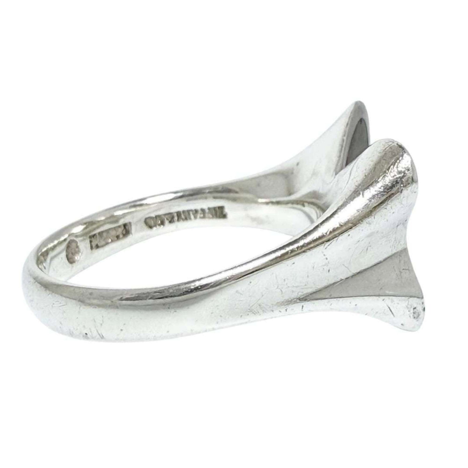 TIFFANY Band Ring Shell Silver 925 - 4