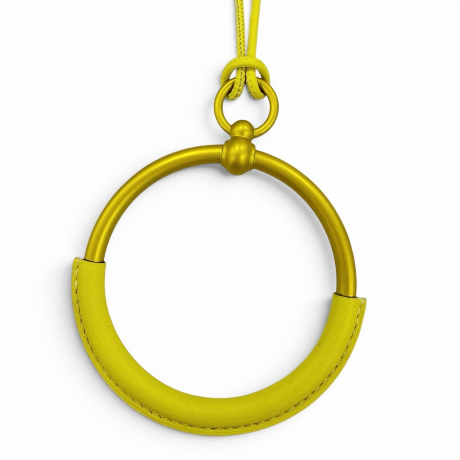HERMES Leather Jaune Yellow - 5