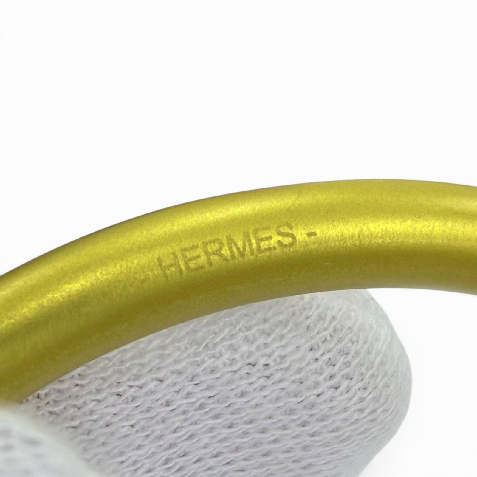 HERMES Leather Jaune Yellow - 8