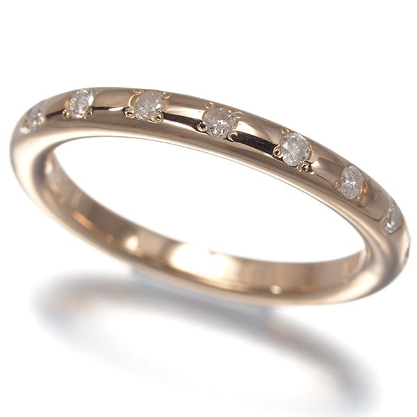 Agete Ring Diamond 8P Us4-4.25 18K 750 Rose Gold: Agete Ring Diamond 8P Us4-4.25 18K 750 Rose Gold The Agete Ring Diamond 8P Us4-4.25 18K 750 Rose Gold is a beautiful 18k rose gold ring featuring a stunning natural diamond. Weighing 2.7g, this ring b