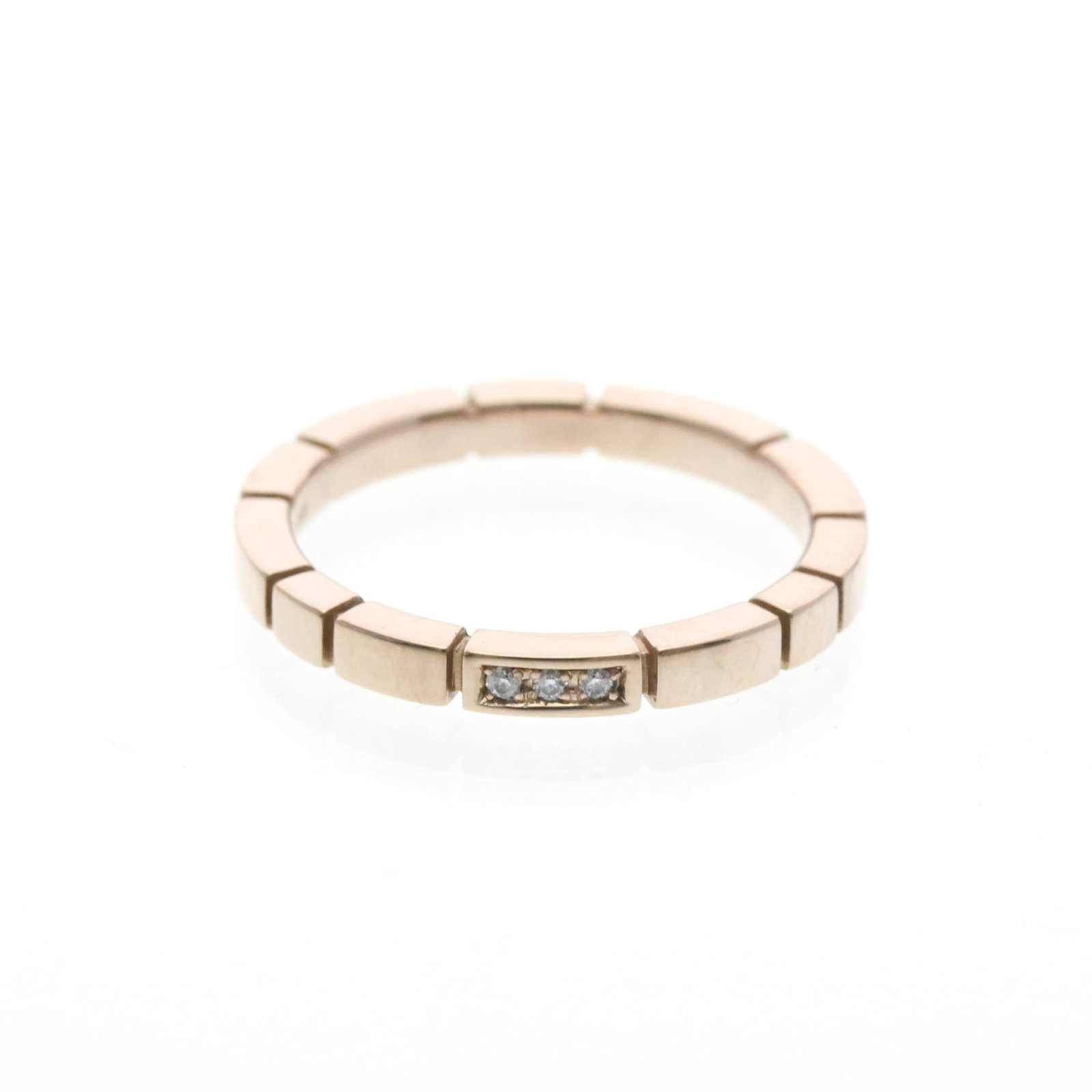 TASAKI Band Ring Pink Gold (18K): TASAKI Band Ring Pink Gold (18K) Pink gold band ring with a subtle touch of elegance, featuring a diamond stone set in 18K pink gold. The 2.3mm wide ring boasts a delicate design, perfect for everyday