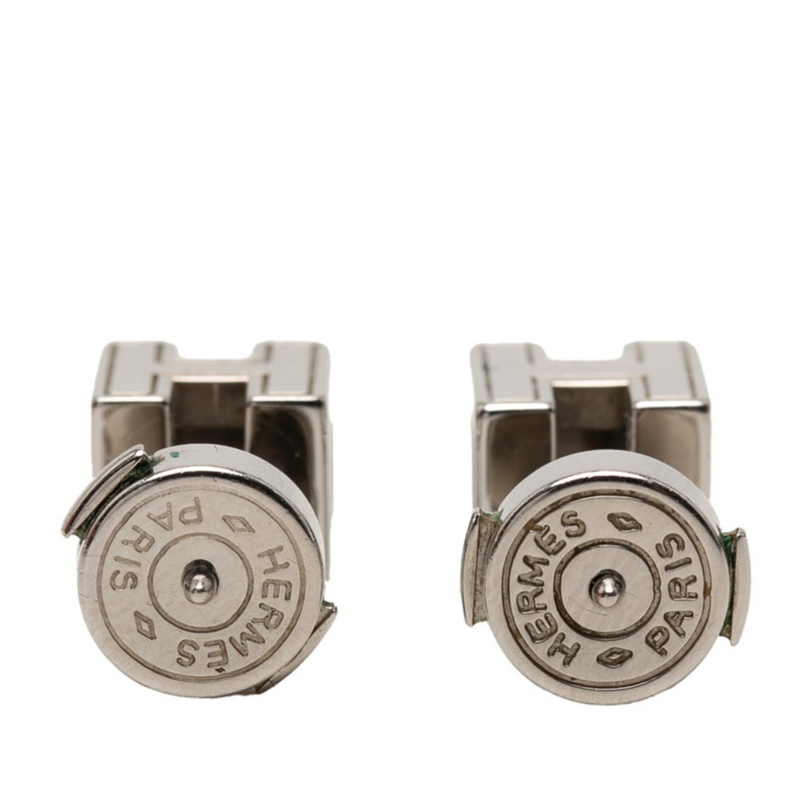 HERMES Stud Earrings Metal - 2