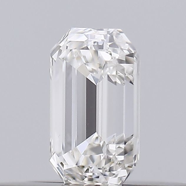GIA Emerald 0.25ct H VVS2 - Loose Natural Diamond: GIA Emerald 0.25ct H VVS2 - Loose Natural Diamond GIA Emerald 0.25ct H VVS2 - Loose Natural DiamondGIA certification ensures the stone's authenticity and quality. This 0.25ct emerald-cut diamond boast