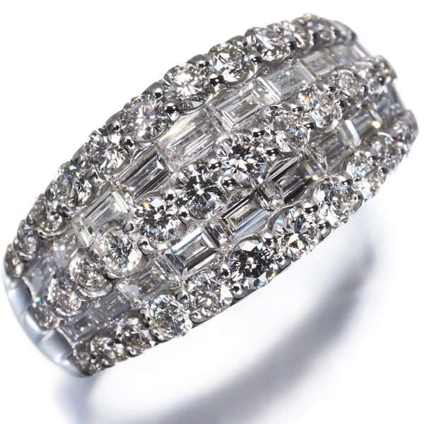 Diamond 1.50Ct Ring 900 Platinum - 2