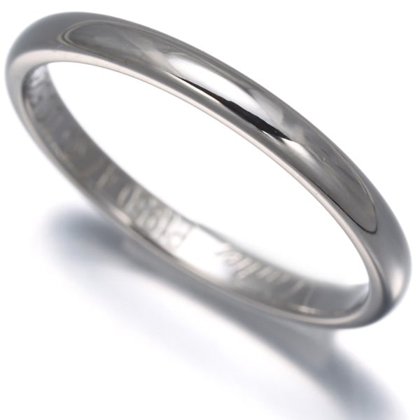 Cartier Ring 1895 Wedding Band 2Mm Eu47 950 Platinum: Cartier Ring 1895 Wedding Band 2Mm Eu47 950 Platinum Cartier's 1895 Wedding Band is a stunning example of platinum craftsmanship, boasting a sleek 2.0mm band width and a rich 950 platinum material. Th