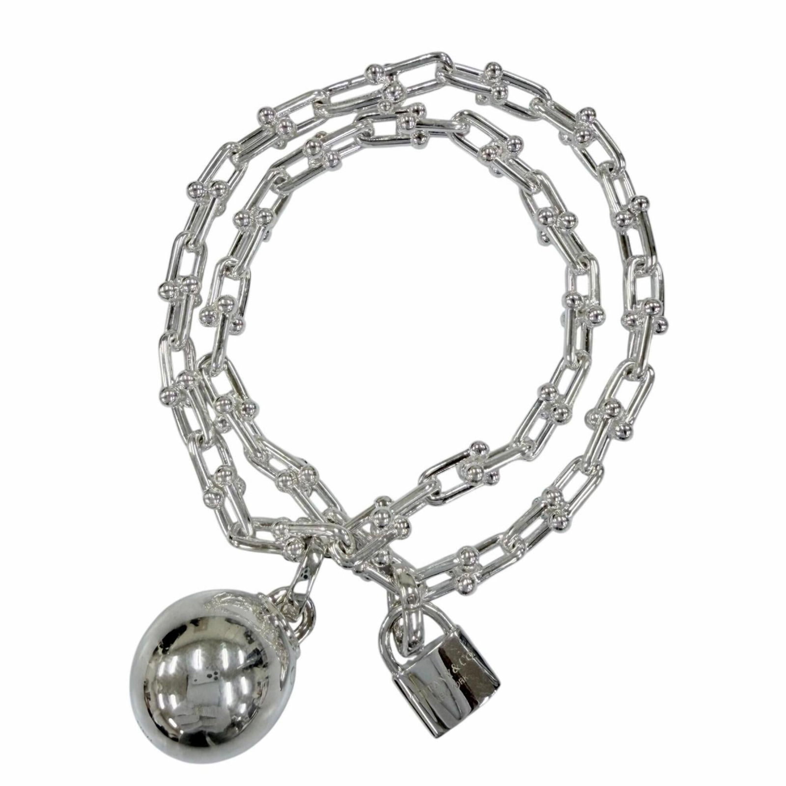 TIFFANY Charm Bracelet Silver 925 (1 of 9)