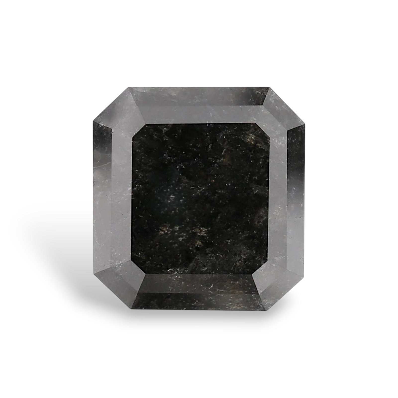 GIA Square Emerald 4.18ct Fancy Black VVS2 - Loose Natural Diamond: GIA Square Emerald 4.18ct Fancy Black VVS2 - Loose Natural Diamond 4.18ct Fancy Black VVS2 Emerald Cut Diamond with EX Polish and Symmetry, Certified by GIA. This loose natural diamond boasts