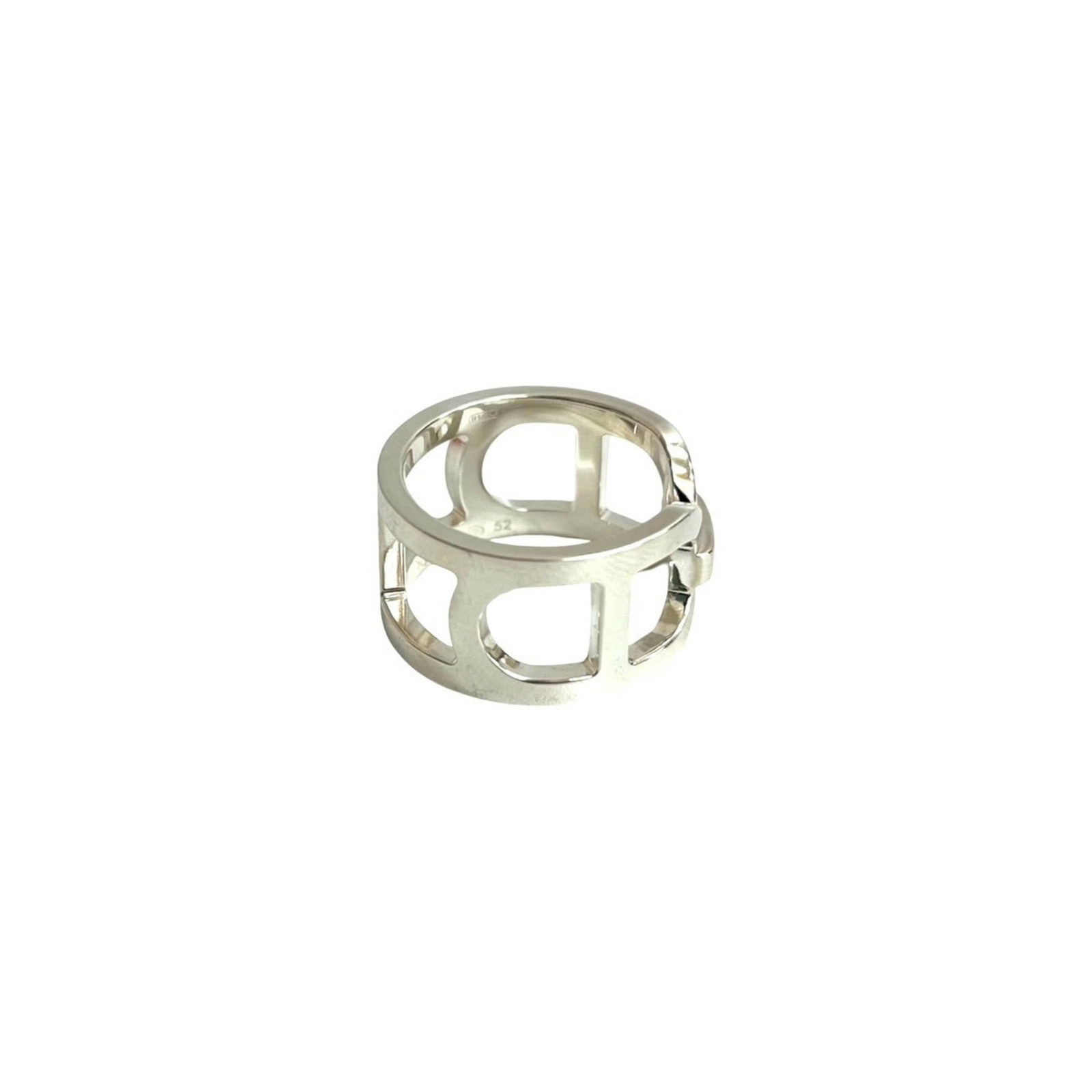 HERMES Band Ring Silver 925 - 4