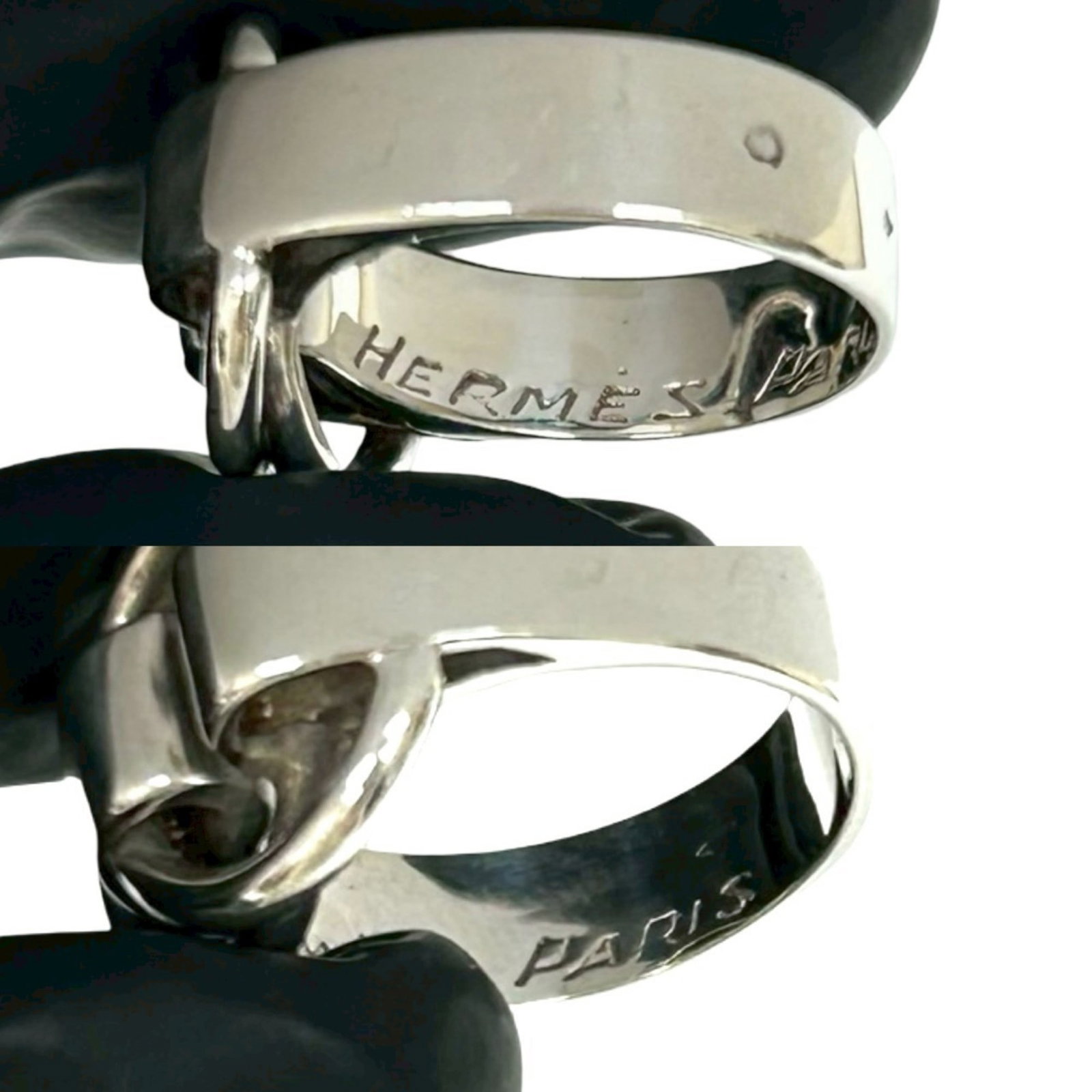 HERMES Band Ring Silver 925 - 3