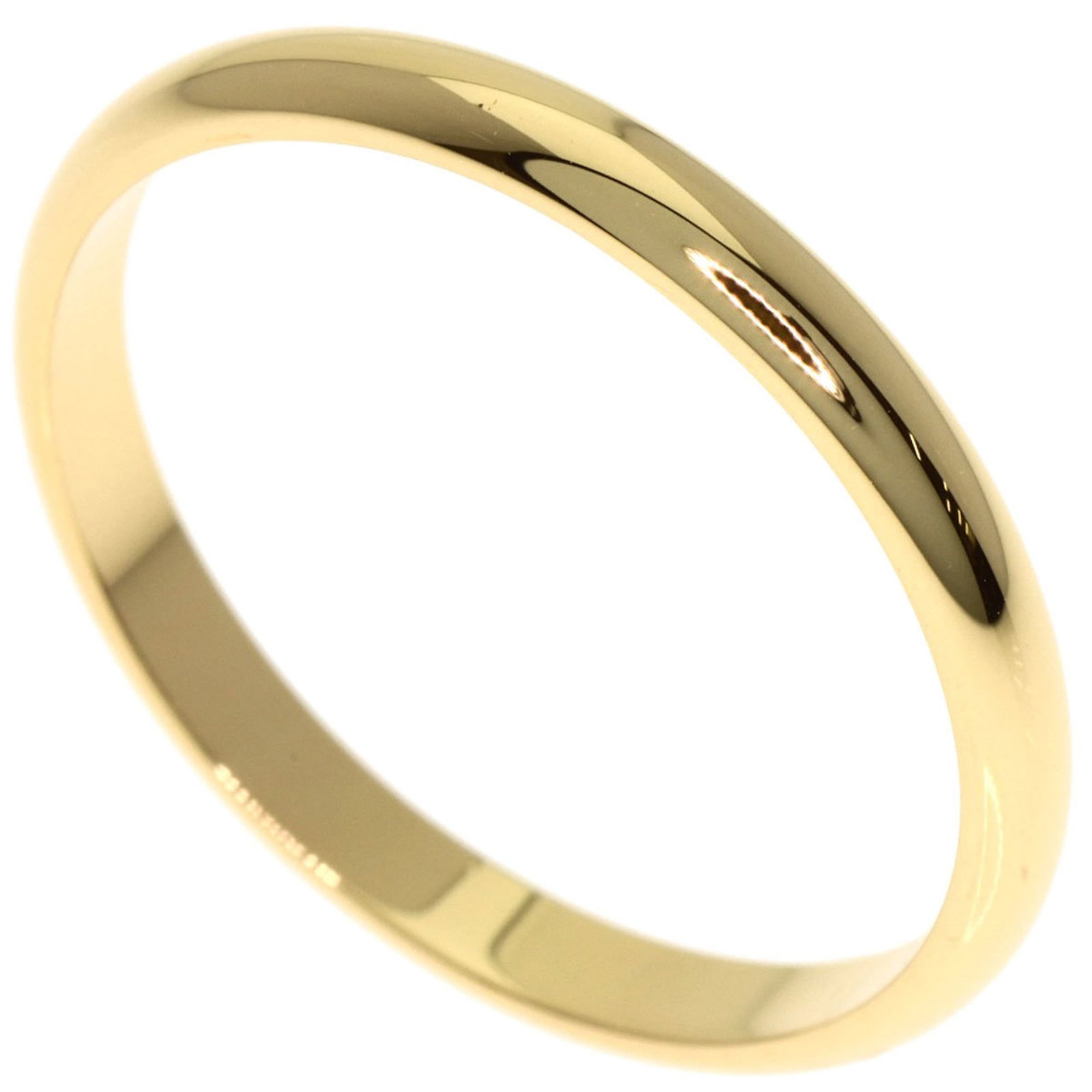 CARTIER Band Ring Yellow Gold (18K): CARTIER Band Ring Yellow Gold (18K) Yellow gold (18K) band ring from Cartier, featuring a classic design. The item bears a signature and is made from 18K yellow gold, with minor signs of wear and