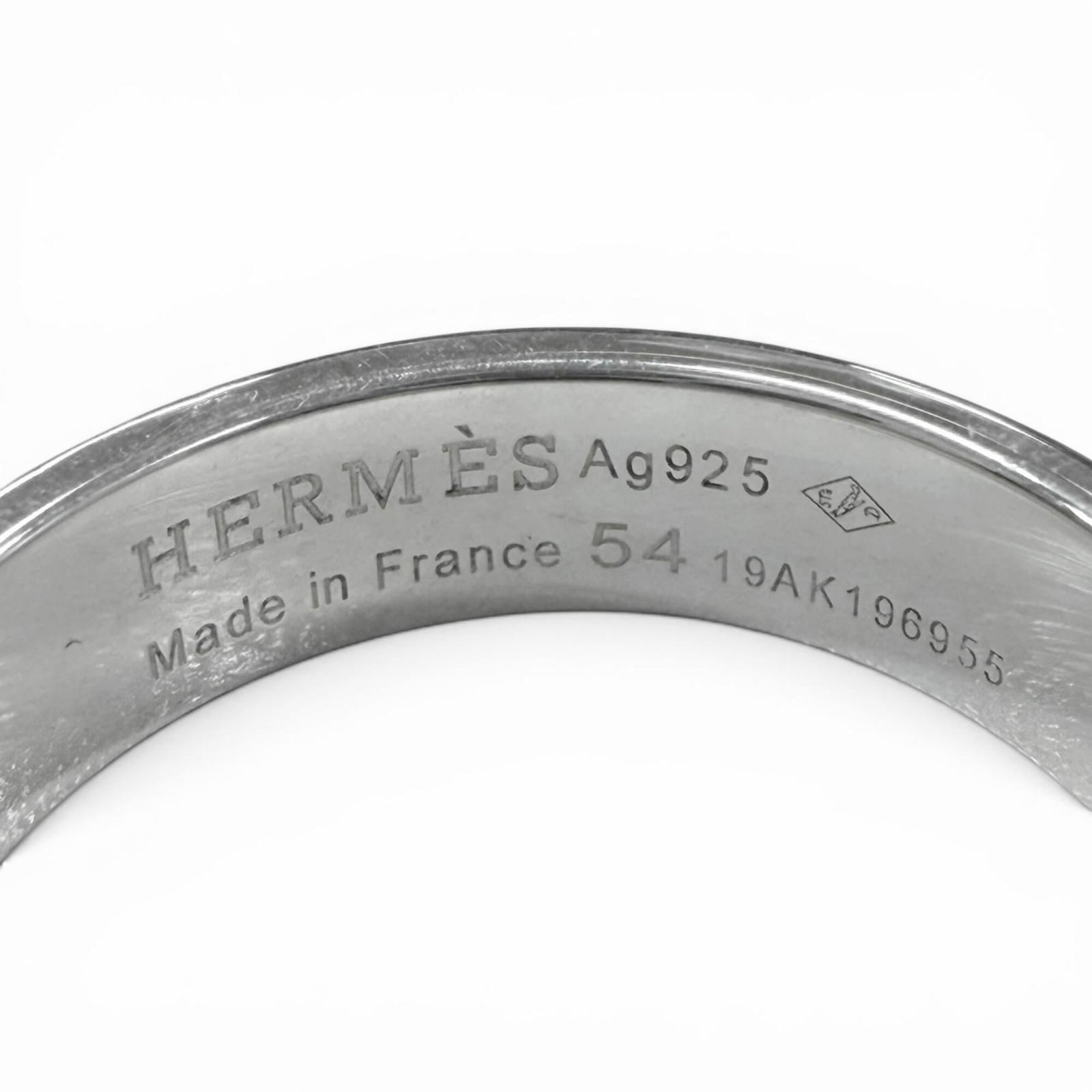 HERMES Band Ring Silver 925 - 6