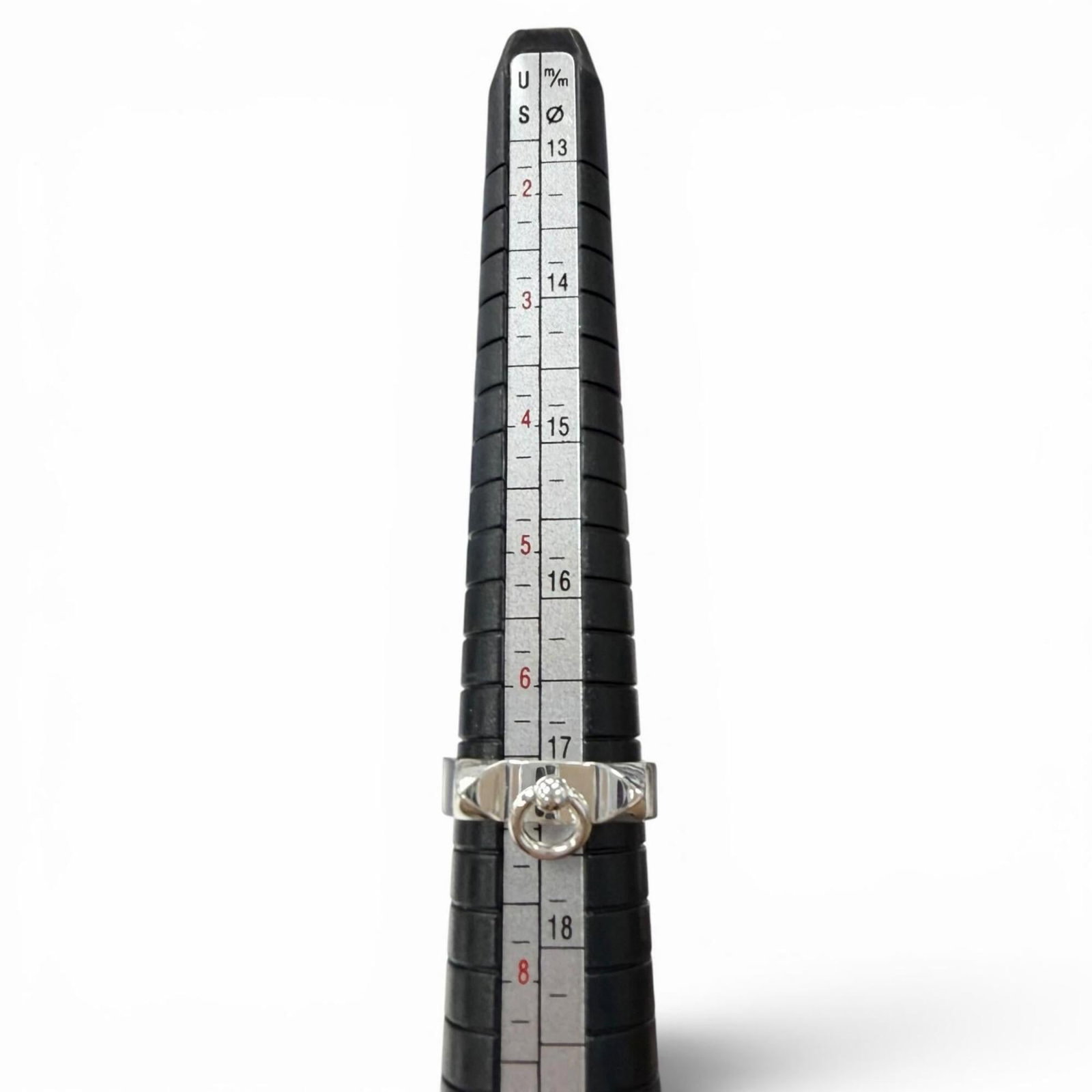 HERMES Band Ring Silver 925 - 8