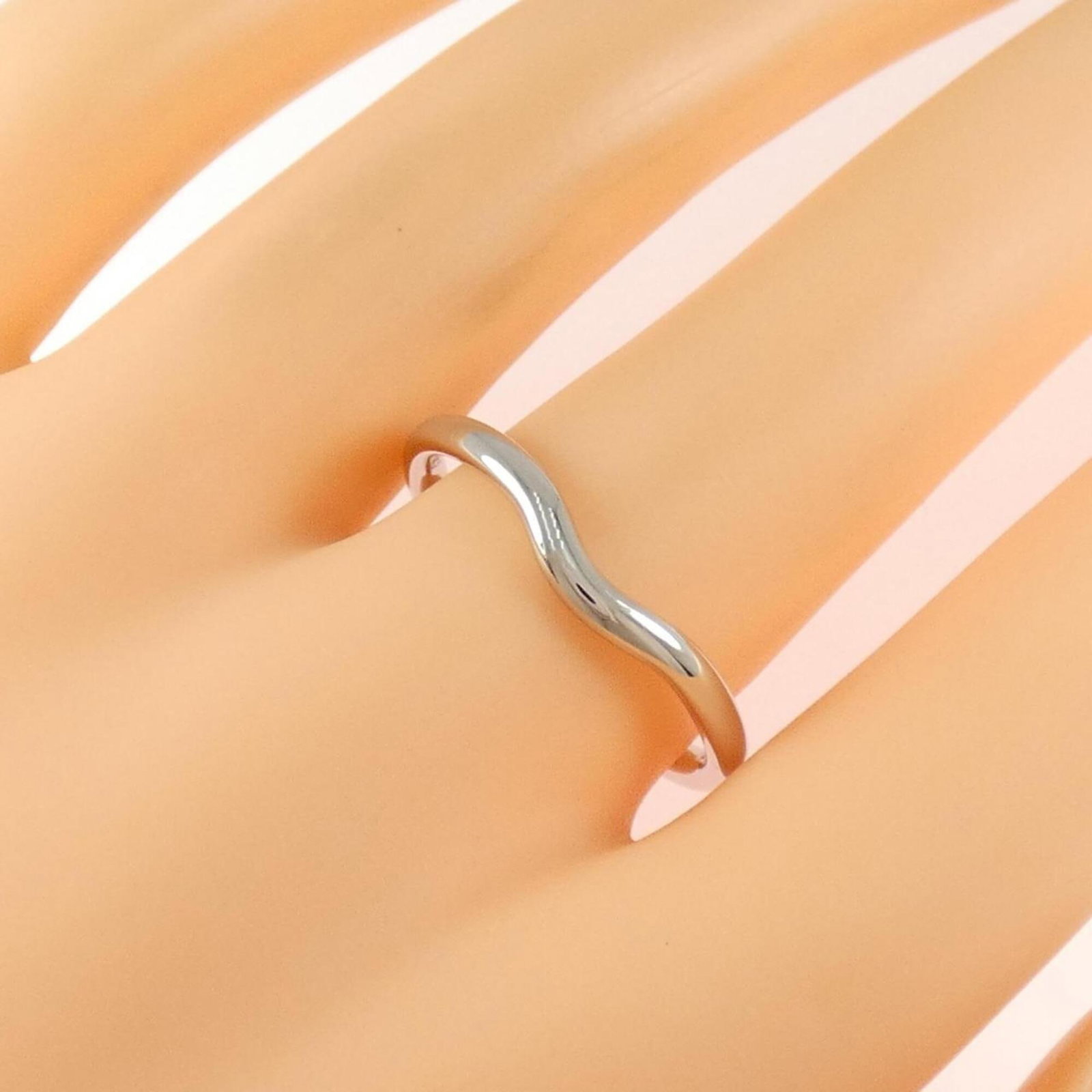 TIFFANY Band Ring Platinum 950 - 4