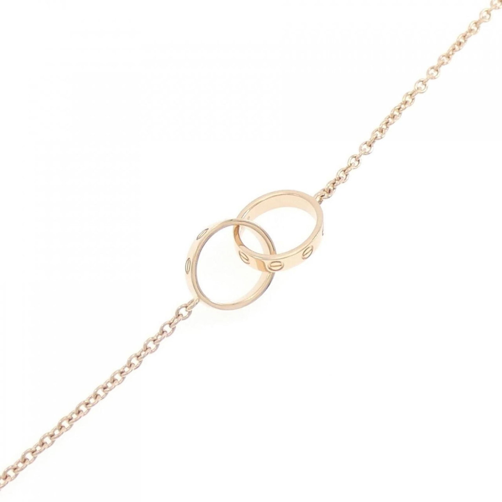 CARTIER Charm Bracelet Pink Gold (18K): CARTIER Charm Bracelet Pink Gold (18K) Pink gold (18K) charm bracelet from Cartier, featuring a classic design with a subtle pink hue. Measuring 18cm in length, this elegant piece is in like new condi