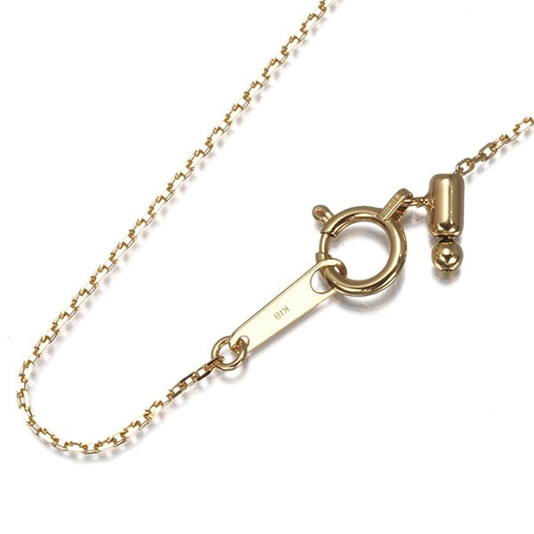 Cable Chain Necklace 45Cm 18K 750 Yellow Gold: Cable Chain Necklace 45Cm 18K 750 Yellow Gold 18k yellow gold chain necklace with a 45cm adjustable length, perfect for adding a touch of elegance to any outfit. The delicate 0.9mm chain width and 2.5