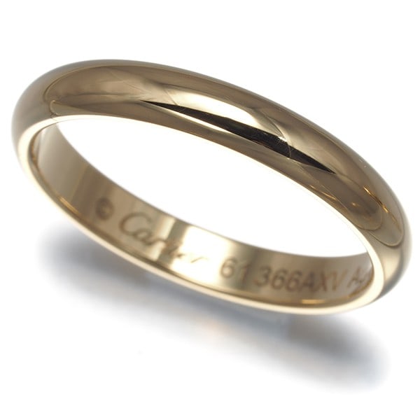 Cartier Ring 1895 Wedding Band 3.5Mm Eu61 18K 750 Yellow Gold: Cartier Ring 1895 Wedding Band 3.5Mm Eu61 18K 750 Yellow Gold Cartier's 1895 Wedding Band is a timeless piece of elegance, boasting a 3.5mm thick band base and 18k yellow gold construction. This exqui