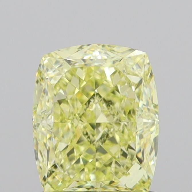 GIA Cushion Brilliant 1.01ct Fancy Light Yellow VVS2 - Loose Natural Diamond (1 of 1)