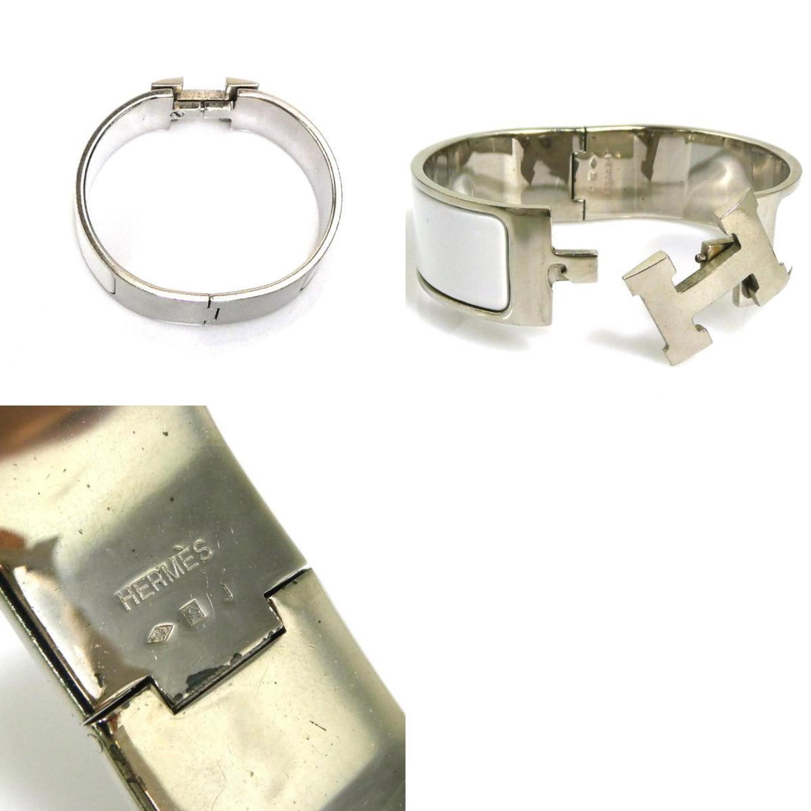 HERMES Bangle Enamel Metal - 5