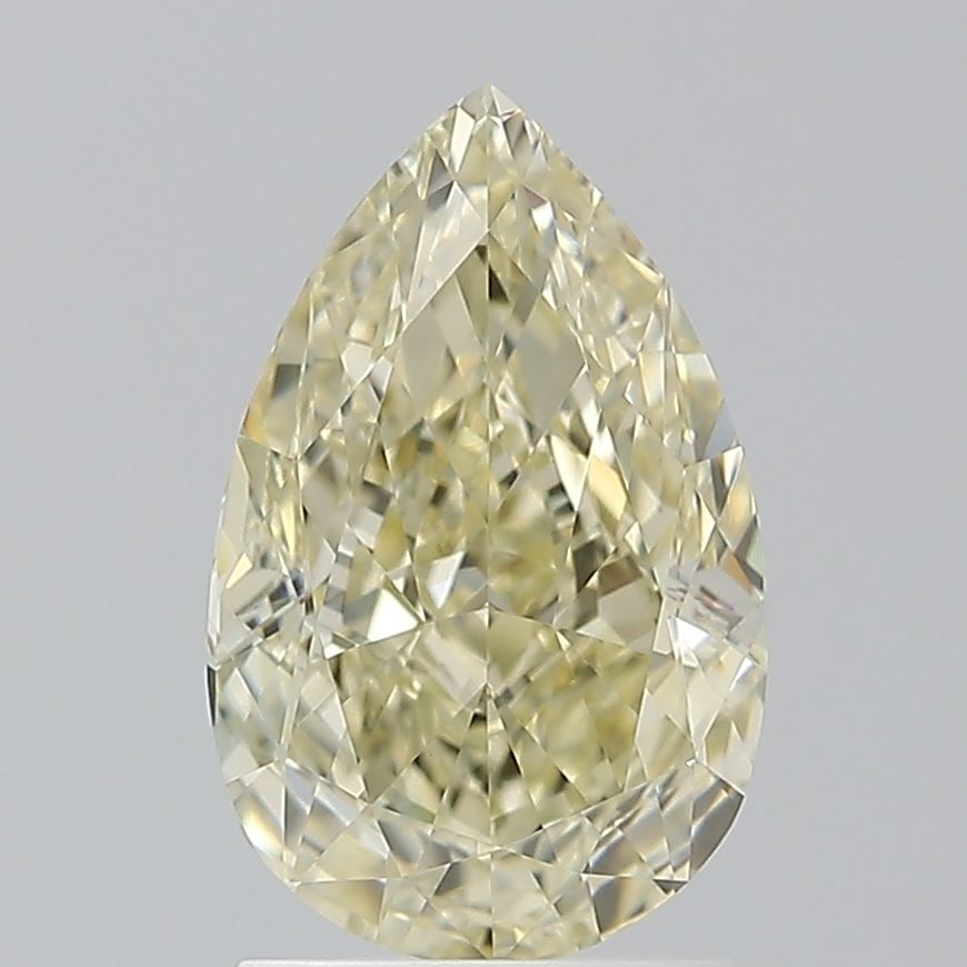 GIA Pear 2.15ct Fancy Light Brownish Yellow VVS2 - Loose Natural Diamond (1 of 1)