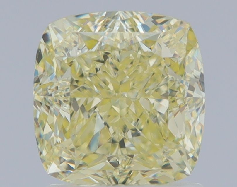 GIA Cushion Modified 1.74ct Fancy Light Yellow VVS2 - Loose Natural Diamond: GIA Cushion Modified 1.74ct Fancy Light Yellow VVS2 - Loose Natural Diamond 1.74ct Fancy Light Yellow VVS2 - Loose Natural DiamondThis GIA-certified diamond boasts a vibrant Fancy Light Yellow color,