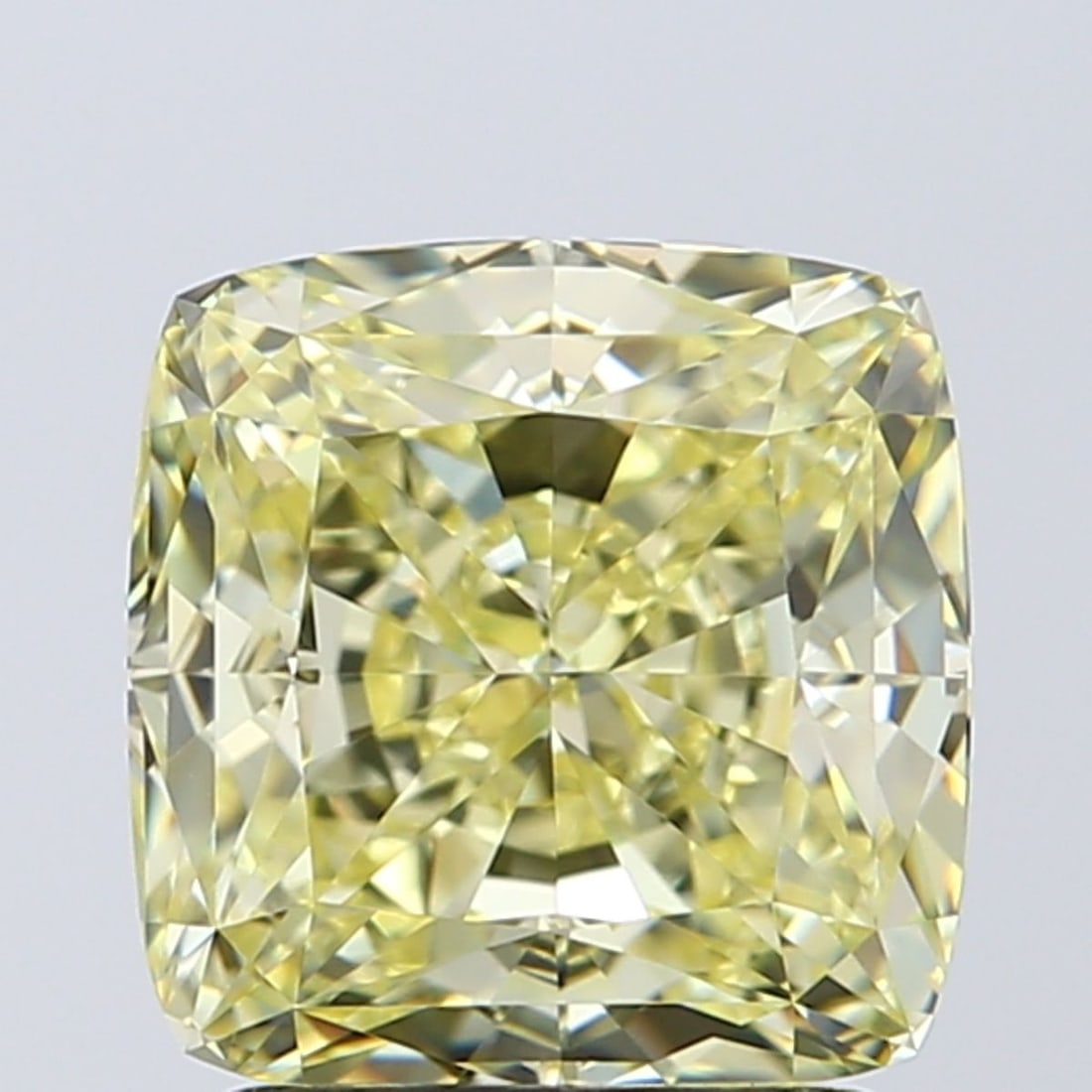 GIA Cushion Brilliant 2.08ct Fancy Light Yellow FL - Loose Natural Diamond: GIA Cushion Brilliant 2.08ct Fancy Light Yellow FL - Loose Natural Diamond GIA-certified, this 2.08ct Fancy Light Yellow diamond boasts exceptional clarity and polish, with a flawless (FL) grade and