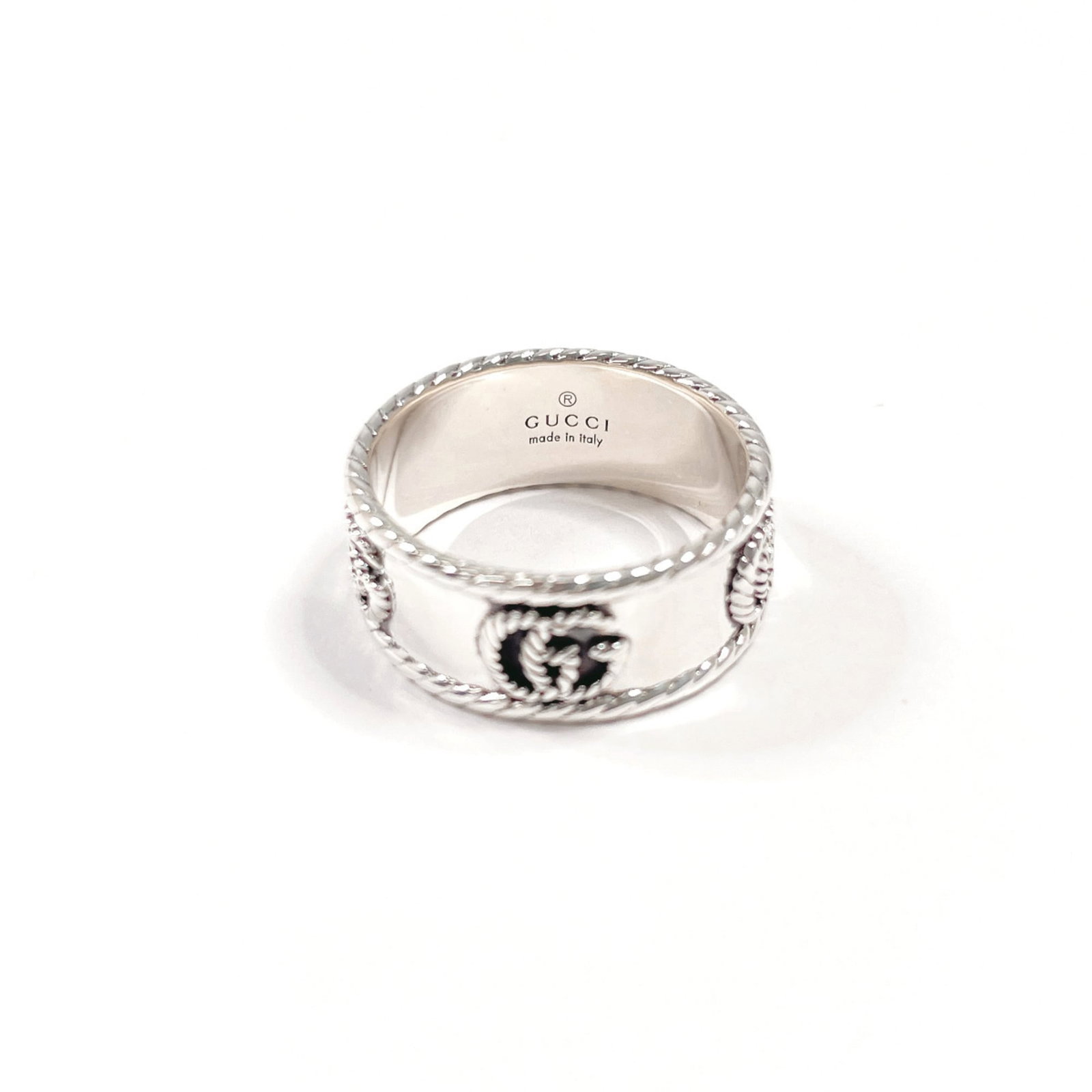 GUCCI Band Ring Silver 925 - 3