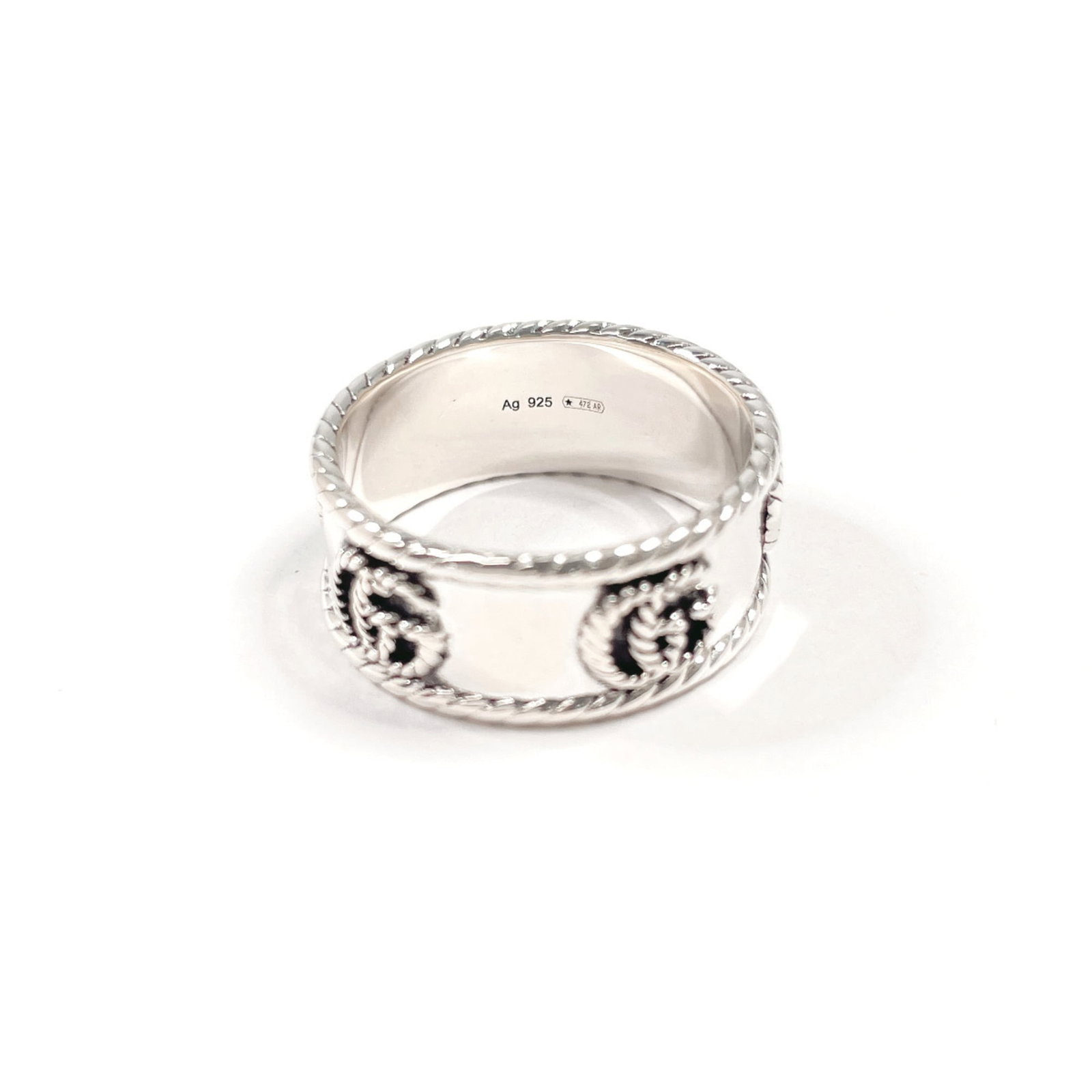 GUCCI Band Ring Silver 925 - 4