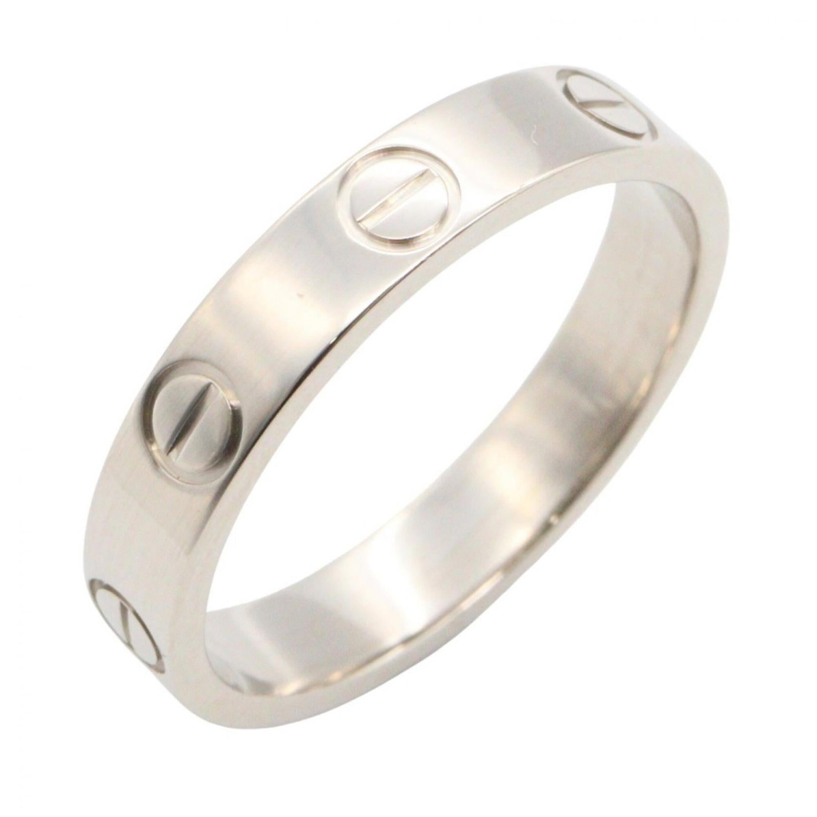 CARTIER Band Ring White Gold (18K): CARTIER Band Ring White Gold (18K) Cartier Band Ring White Gold (18K) is a sleek and sophisticated band ring featuring 18K white gold. The item bears a signature and is made from high-quality white go