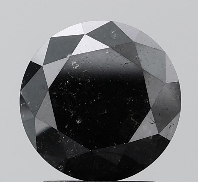 Round 2.74ct Black VVS2 - Loose Natural Diamond: Round 2.74ct Black VVS2 - Loose Natural Diamond 2.74ct Black VVS2 Diamond - A Rare and Exceptional Natural GemstoneRound cut, EX color, VVS2 clarity, and EX polish make this diamond a standout. Its EX