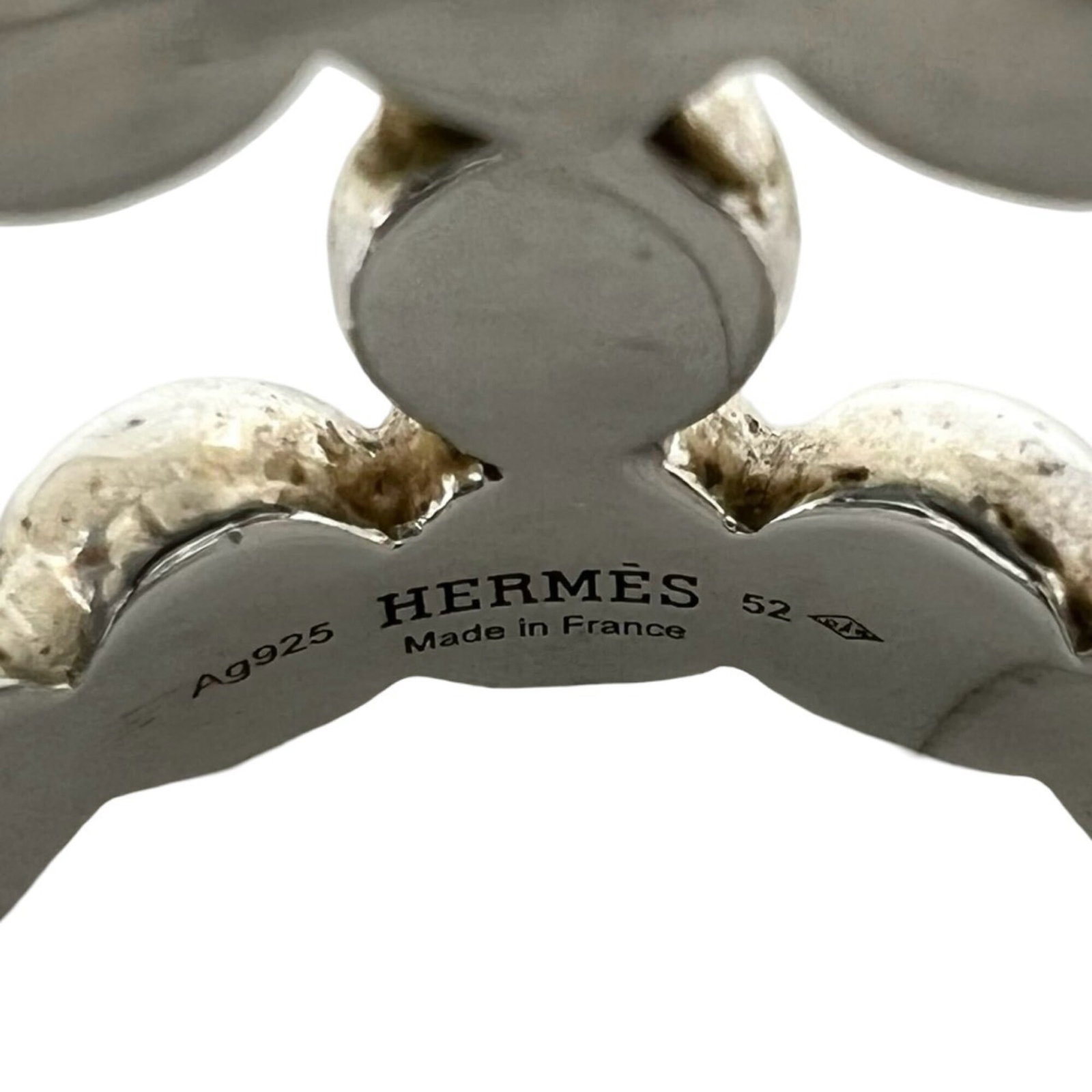 HERMES Band Ring Silver 925 - 3