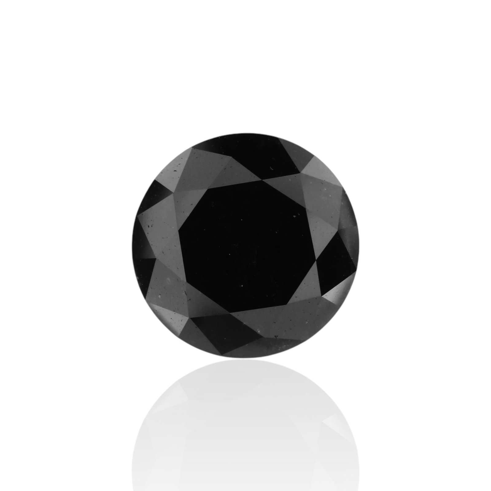 GIA Round 3.97ct Fancy Black VVS2 - Loose Natural Diamond: GIA Round 3.97ct Fancy Black VVS2 - Loose Natural Diamond 3.97ct Fancy Black VVS2 - A stunning loose natural diamond, certified by the Gemological Institute of America (GIA), boasts exceptional